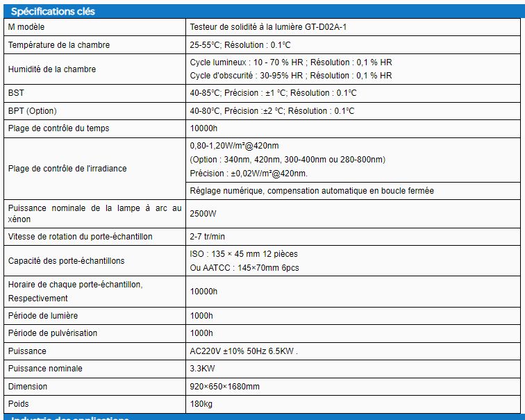 Testeur de résistance à la lumière à température ambiante - refroidi par air - Gester - 180 kg - GT-D02A-1_5