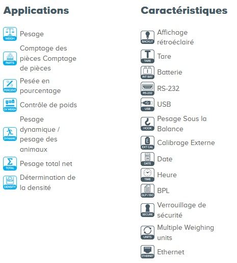 Balance de précision à grand plateau Luna LB - portée 14kg à 34kg, précision 0.1g, construction robuste et écran cristallin_5
