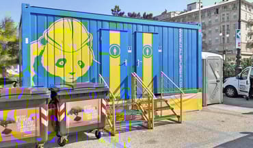 Module sanitaire avec équipements de haute qualité