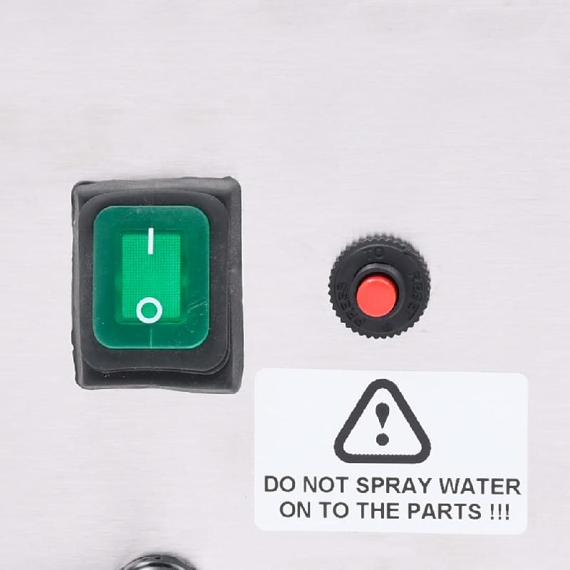 Vidaxl plumeuse à poules acier inoxydable 131 doigts 1500 w 147800_5