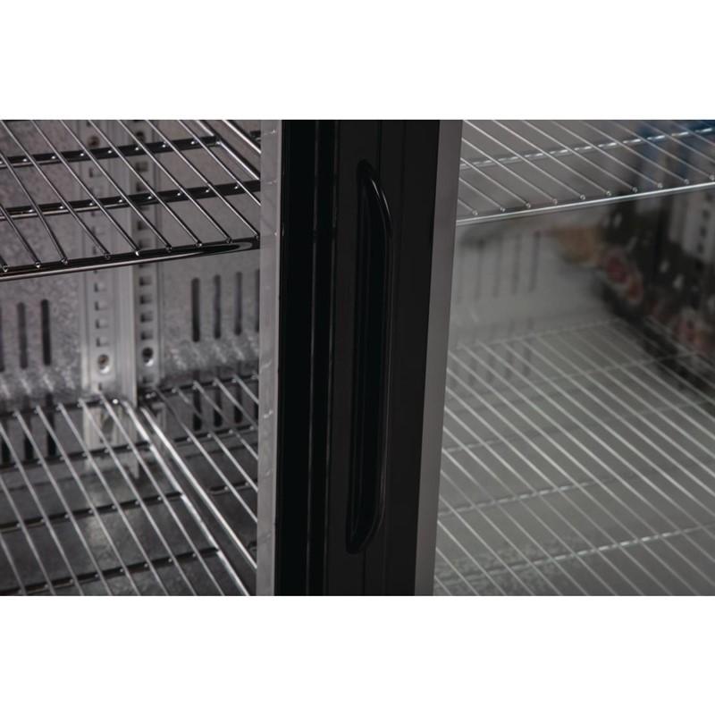 Arrière-bar 2 portes avec vitres coulissantes - 180 bouteilles - Éclairage LED - Refroidissement assisté_5
