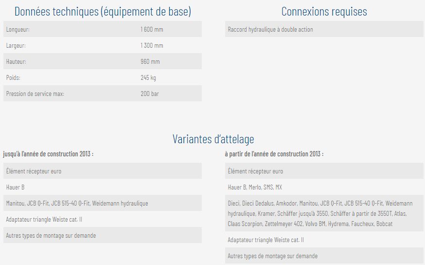 Fourche Göweil pour manutention de balles sans endommager l’enrubannage