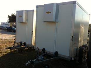 Frigorifiques Cool Trailer - simple ou double essieux - 4 béquilles stabilisatrices_5