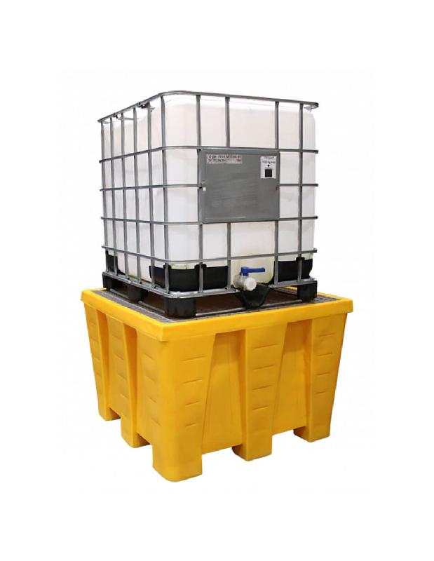 Bac de rétention PE 1200 litres + Caillebotis - Caillebotis acier galvanisé_5