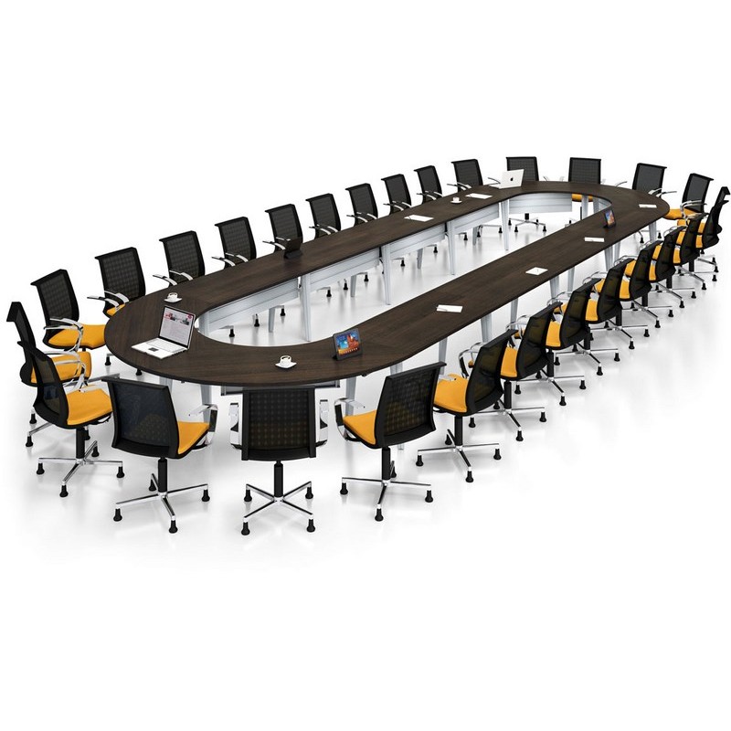 Table de conférence Multi-Meeting Business - Prestige et Privilège - Plateaux bois massif ou mélaminé haute densité_5