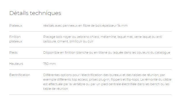 Anyware - bureaux de direction - martex - hauteurs 750 mm_5