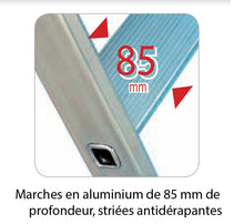 Plateforme individuelle roulante PLATEA - norme bâtiment PLT-07 avec roues basculantes_5