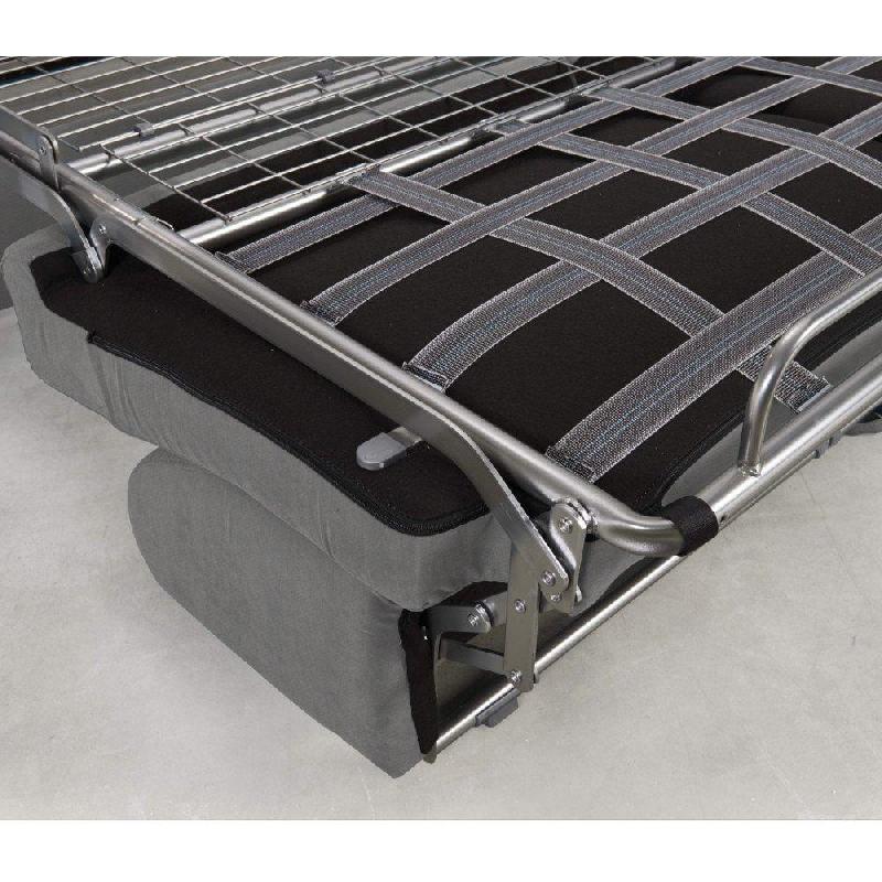 Canapé convertible express CRÉPUSCULE - Matelas 120 cm Comfort BULTEX® NEO gris silver - Fabrication italienne_5