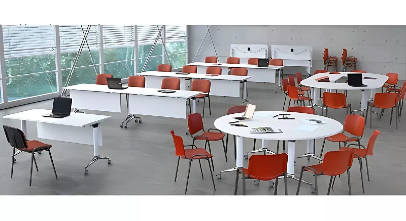 Table polyvalente rabattable sur roulettes So Leon_5