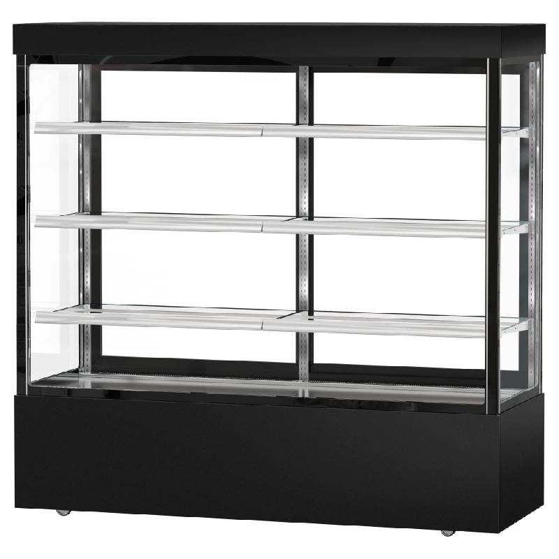 Vitrine réfrigérée pour pâtisserie MADRID - 1800 mm - 3 étagères - Noir_5