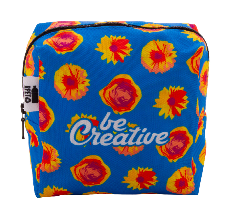 Trousse de maquillage personnalisée - zippée en polyester RPET 600D - impression sublimation_5