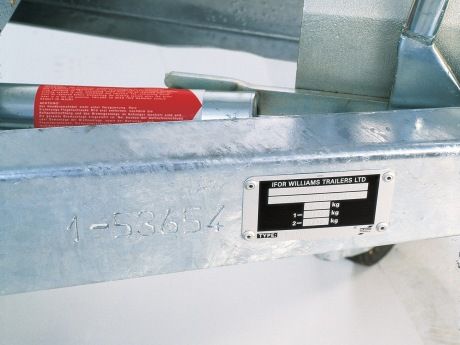 Remorque Ifor Williams avec plancher escamotable pour bétail ou autres animaux