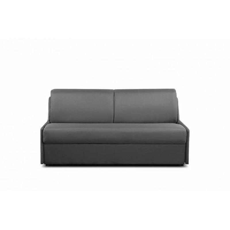 Canapé convertible Monaco - Matelas memory 20cm - Express 120cm - Microfibre graphite - Sommier à lattes_5