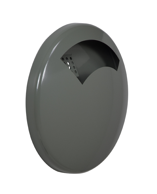 Cendrier mural - 0.5L - Disco - Acier poudré anti-UV - Capacité 300 mégots_5