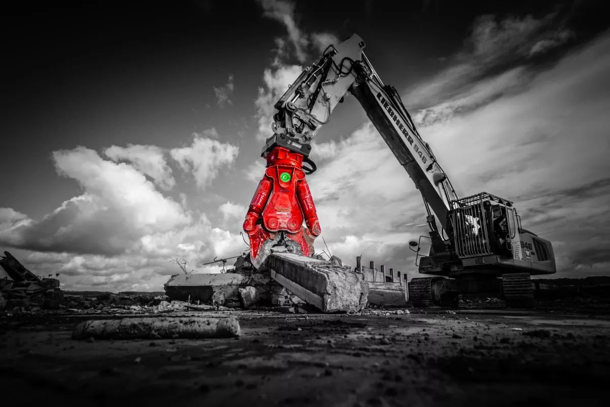 Cisaille à béton pour pelle de 18 à 85 tonnes_5