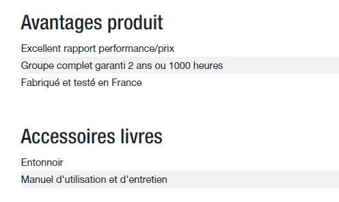 Phoenix 2800 c5 groupe électrogène - kohler - puissance max (kw) 2.8_5