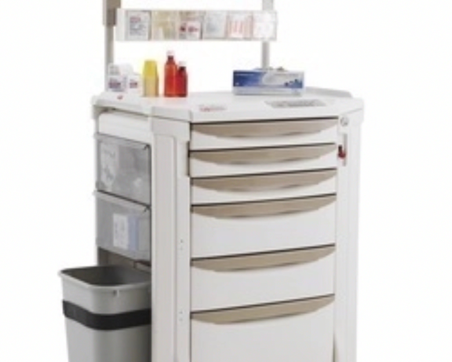 Chariot d'anesthésie FLEXLINE - durable, résistant aux infections et ergonomique, pour un environnement clinique propre_5