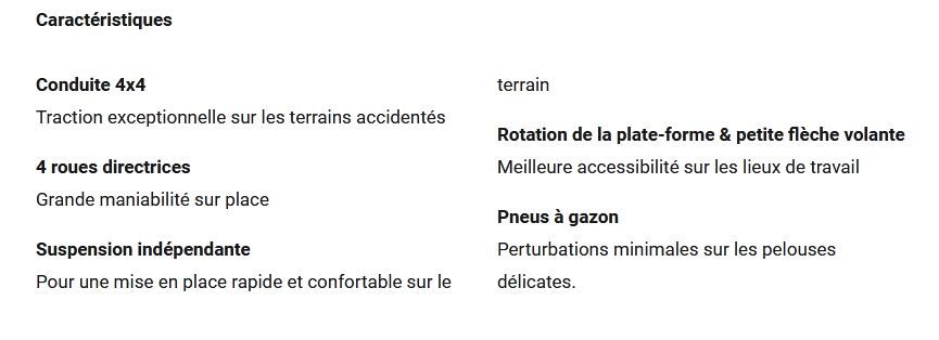 Sd210 4x4x4 nacelle élévatrice semi-automotrice articulée - niftylift - hauteur de travail 21.3m_5