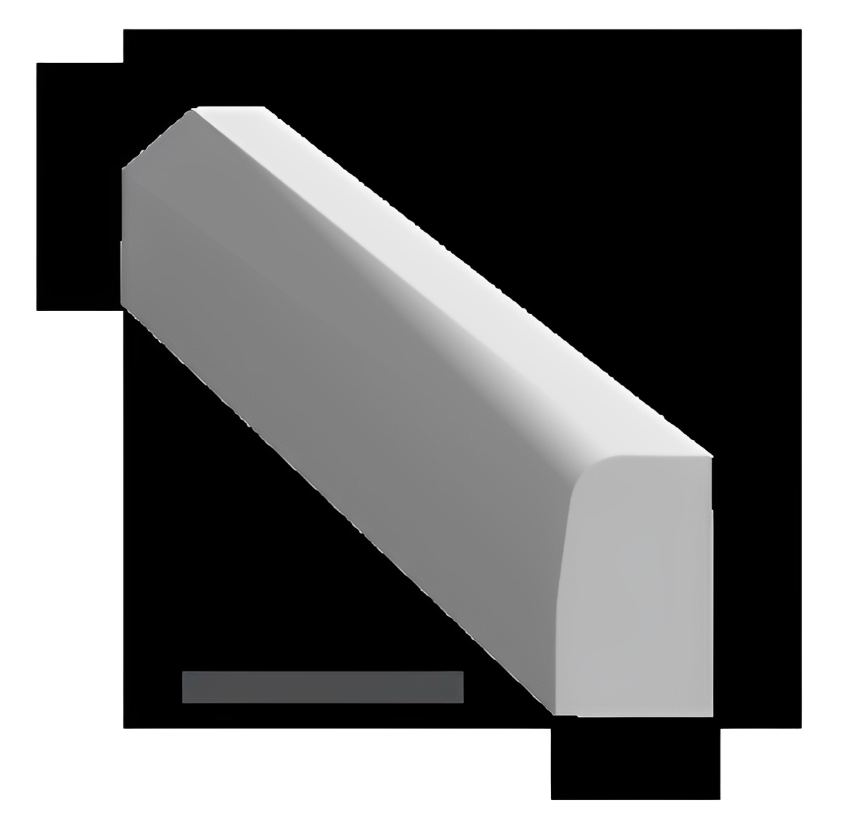 Bordure T2 pour aménagements urbains