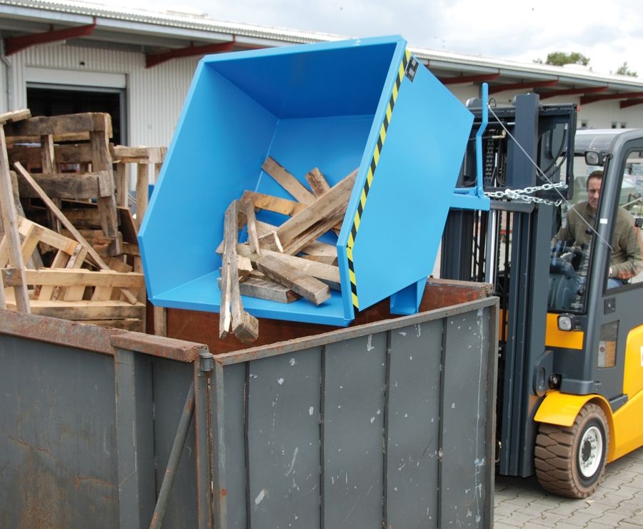 Benne basculante AG_MGU - 300 à 2000 L - Faible hauteur - Acier robuste - Options disponibles_5