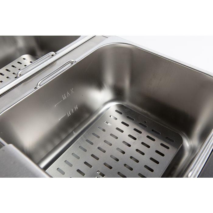 Friteuse posable électrique 2x6 l 7455.1008 COMBISTEEL_5