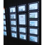 Porte-affiche LED Alpha - Design élégant et épuré - Formats A4, A3, A2 - 6000 lux - Double face_5