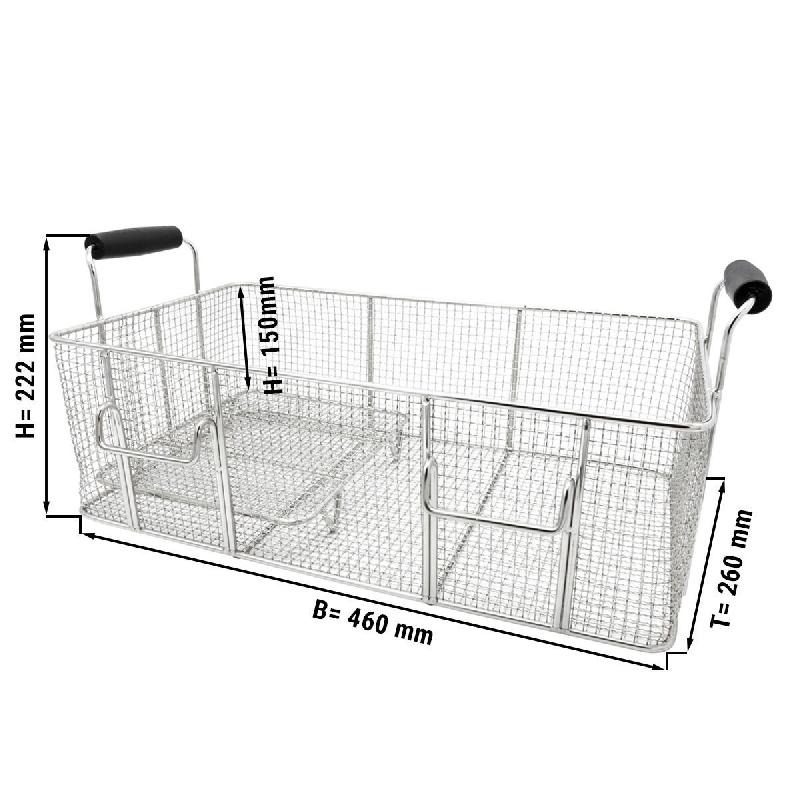 Friteuse électrique spéciale poissons - 20 L - avec robinet de vidange | GGM_5