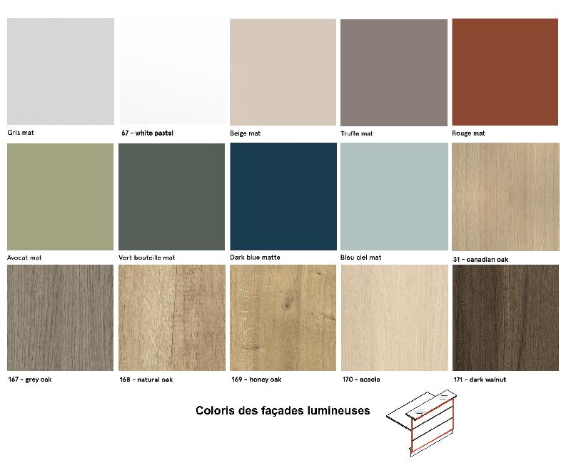 Grande banque d'accueil lumineuse Valde - MDD - Gauche, Avec caisson_5