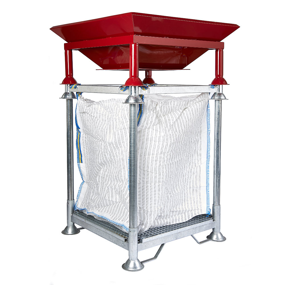 Support de filtration avec caillebotis pour big-bag filtrant (supcailmud)_5