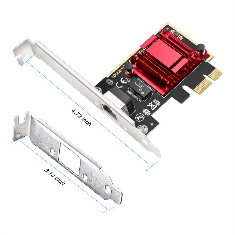 CUDY PE25 Adaptateur 2.5G PCI Express_5