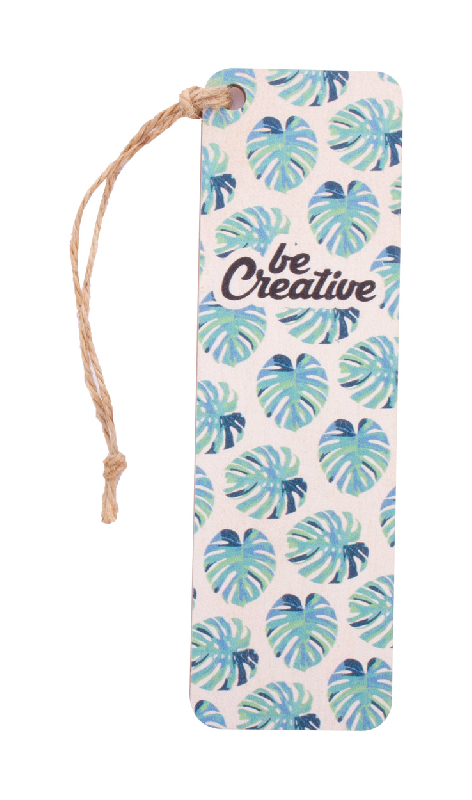 Marque-page en contreplaqué de bouleau sur mesure - impression quadri et dragonne en lin_5