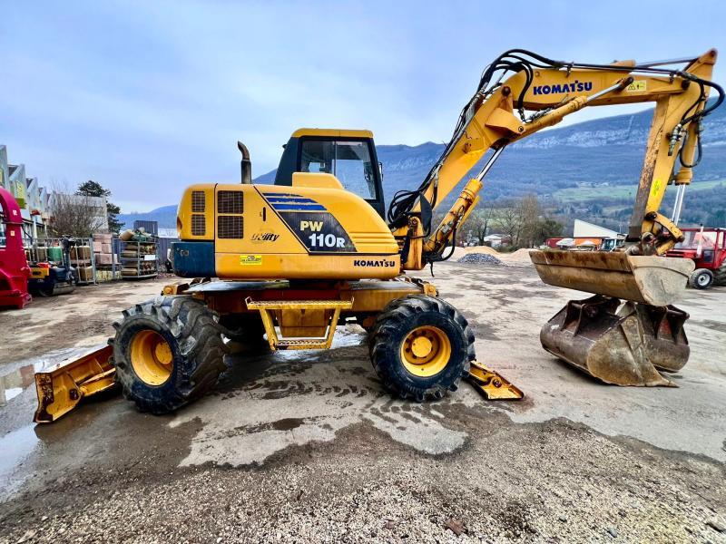 KOMATSU pw110r-1 pelle a pneus 12t_5