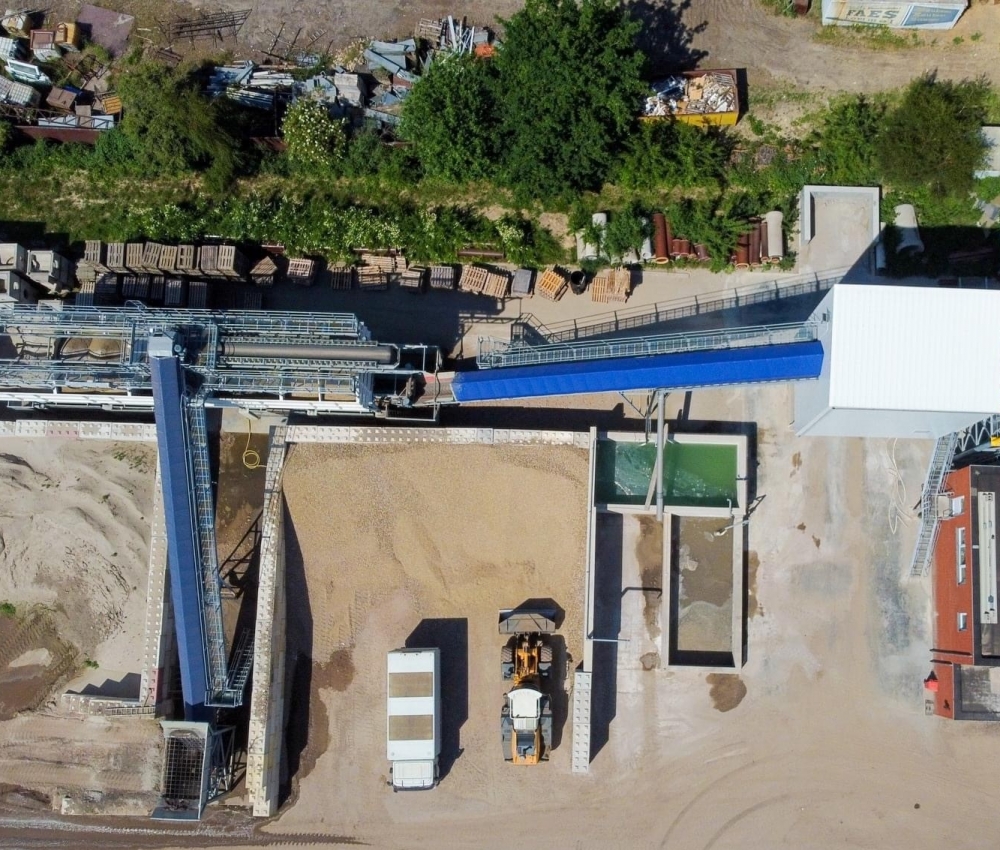 Centrale à béton fixe - grandes productions - 120 m³ par trémie - structure galvanisée - CTT_5