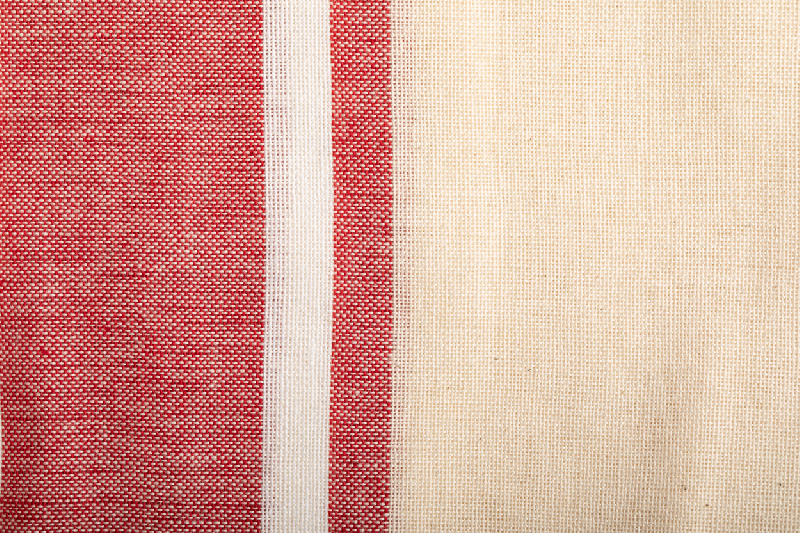 Serviette de plage paréo bicolore en coton bio - 100% coton biologique - 110 g/m² - Rouge - 206 g_5