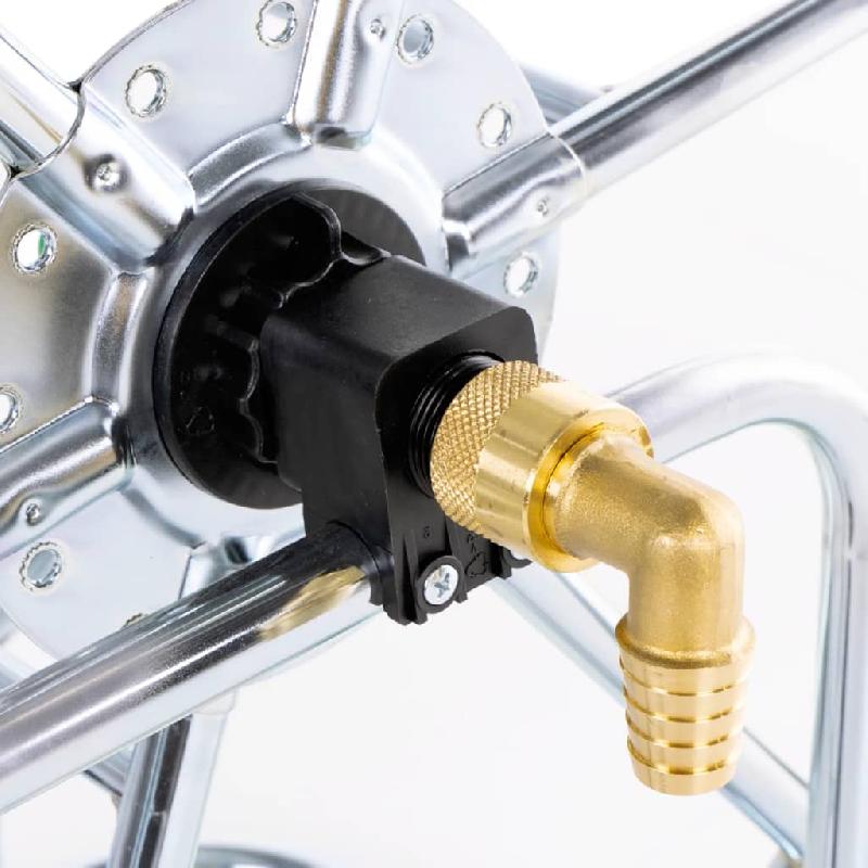 Vidaxl chariot d'enrouleur pour tuyau de 80 m 3/4