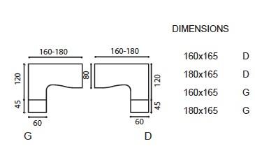 Bureau d'angle IdeaTube avec retour + caisson - Quadrifoglio - Blanc 9010, 180, Blanc, Gauche_5