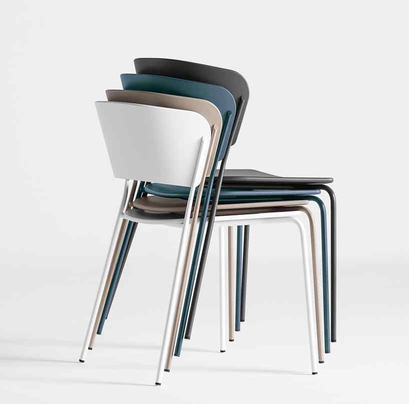 Chaise de conférence ARC - Design intemporel par Yonoh Studio - Empilable et primée_5