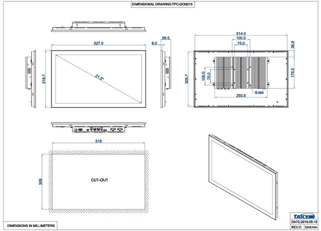 Tpc - dcm215s - ecrans tactiles - taicenn - résolution 1920 * 1080_5