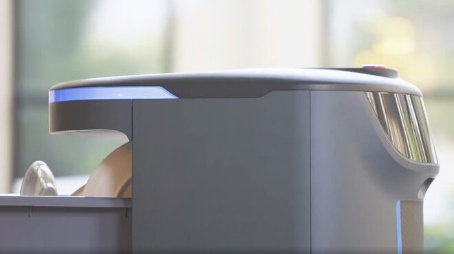 Robot de livraison équipé d’un alliage d’aluminium de qualité aéronautique