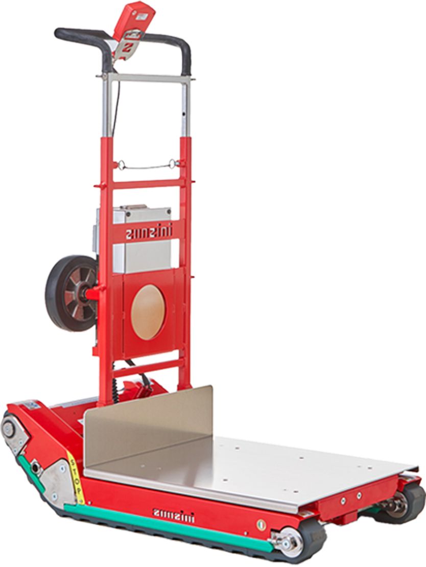 Diable électrique à chenilles et plateau inclinable - Domino Automatic - capacité 300 ou 400 kg_0