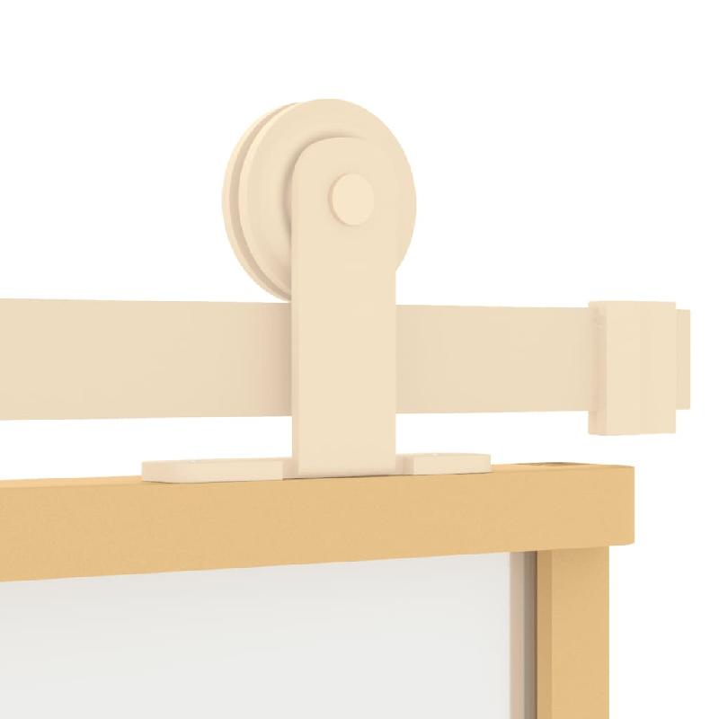 Vidaxl porte coulissante doré 102,5x205 cm verre esg dépoli aluminium 155177_5