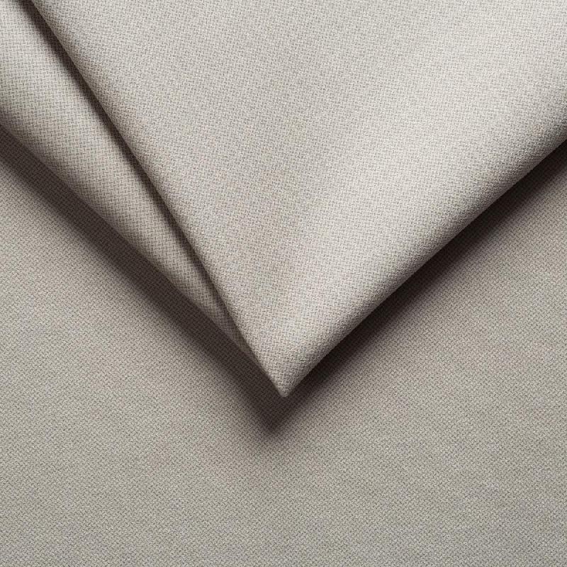 Canapé convertible express Capri - Couchage 120x197 cm - Matelas 16 cm - Velours gris clair - Accoudoirs stylisés_5