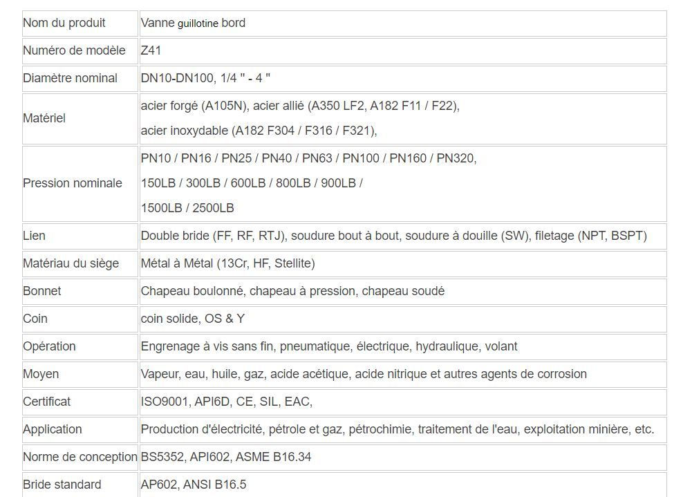 Type F22 - Vanne à guillotine KS Flow - Coin plein - Haute température - Température de travail jusqu'à 420°C_5