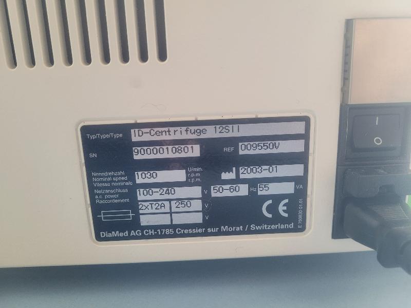 Centrifugeuse de laboratoire ID DIAMED id-centrifuge 12 S II_5