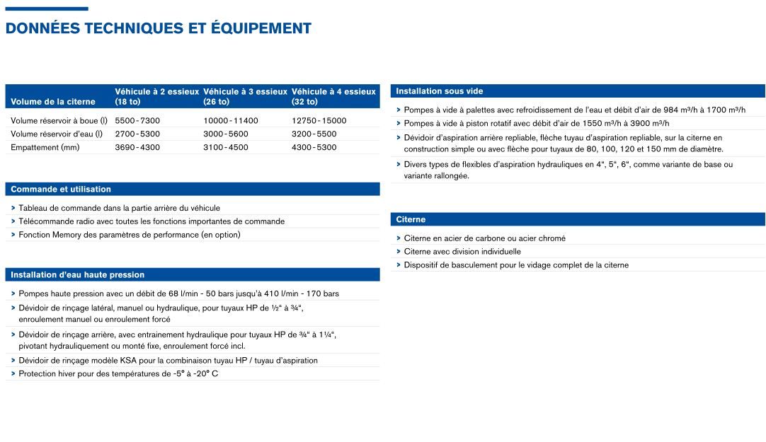 Elegance 2.0 - Camions aspirateurs Kaiser - Débit de 984 à 3 900 m3/h, design moderne et technologie fiable_5