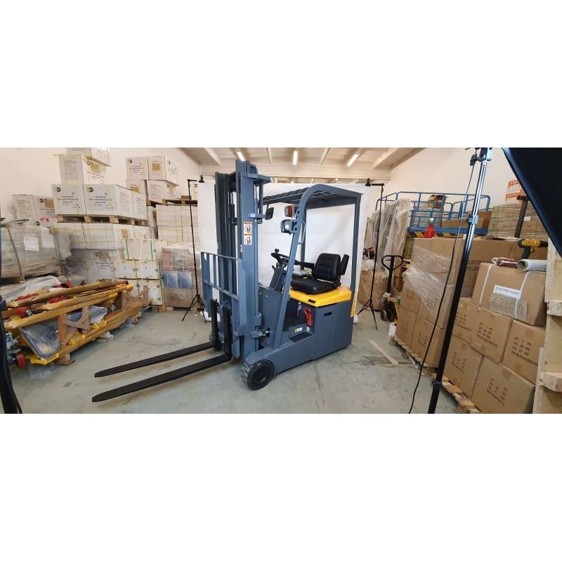 Gerbeur automoteur électrique avec cabine CPD15S-E - 1,5T/3M - idéal pour entrepôts fermés et surfaces inégales_5