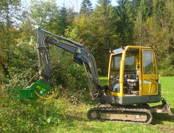 Grappin BC18 avec vérin optionnel pour grues