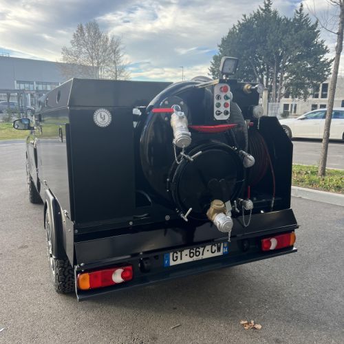 Hydrocureur compact pour nettoyage et débouchage avec pompe HP céramique