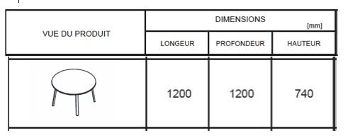 Table de réunion ronde Ogi - MDD. - 100, Anthracite, Anthracite_5
