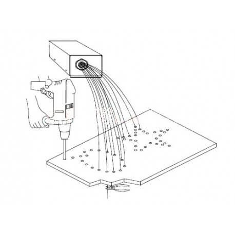Kit fibre optique 16W blanc Skyled - 200 fibres pour ciel étoilé avec télécommande et cutter inclus_5